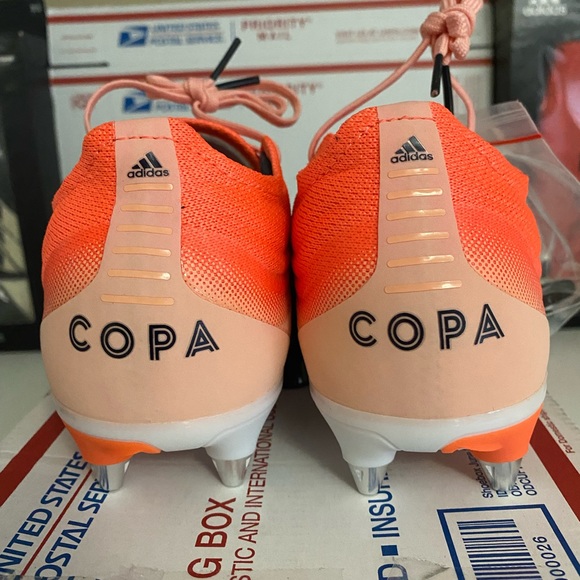 SOLD ❌ Mercari Adidas Copa 19.1 SG Pink Soccer Cleats G25816 Women’s Size 8.5 - Picture 11 of 12